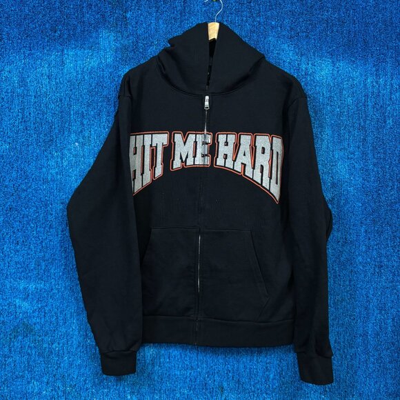 Billie Eilish Hit Me Hard and Soft The Tour Zip-Up Hoodie L - Picture 1 of 4